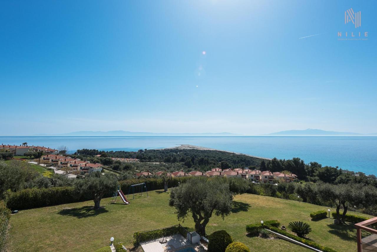 Breathtaking Villa, Nilie Hospitality Mgmt Posidi Exteriér fotografie