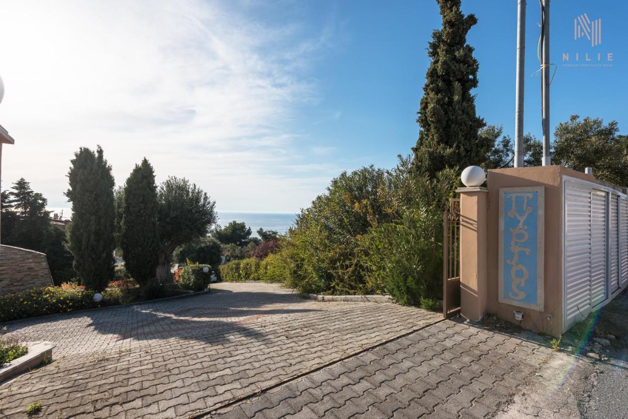 Breathtaking Villa, Nilie Hospitality Mgmt Posidi Exteriér fotografie