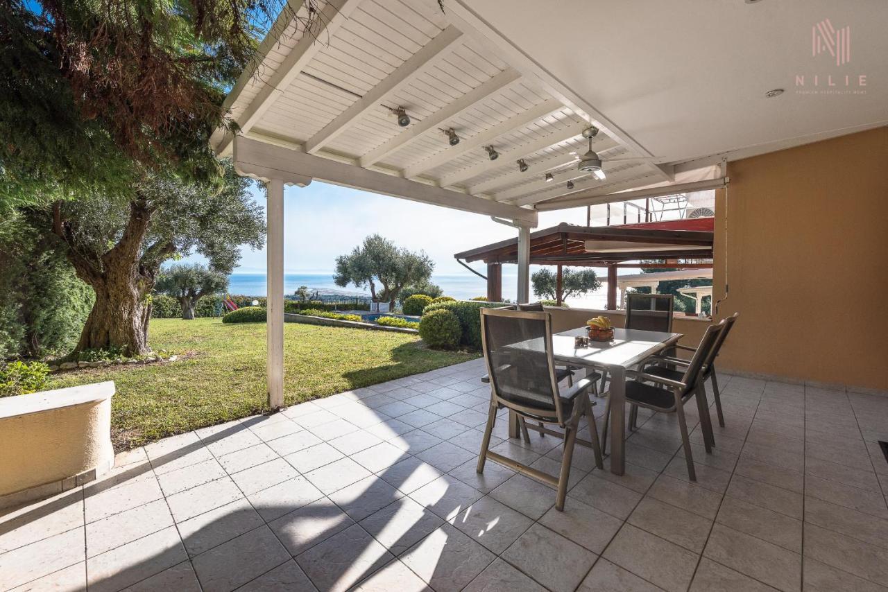 Breathtaking Villa, Nilie Hospitality Mgmt Posidi Exteriér fotografie